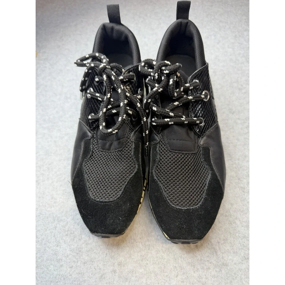 Steve Madden Cliff Women's Black/White Fashion Shoes Tennis Sneakers Size 9.5 M